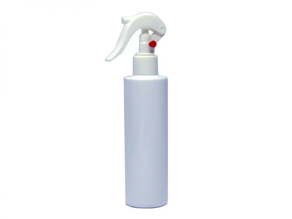 White Small PET Spray Bottle 200ml, White Trigger Spray
