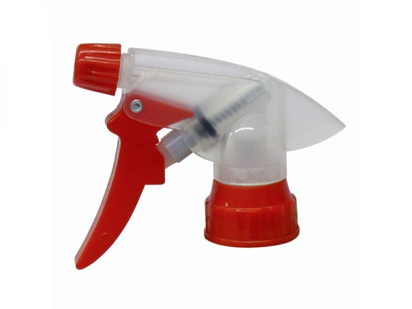 Red Clear Chemical Resistant Trigger Sprayer
