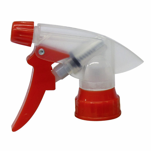 Red Clear Chemical Resistant Trigger Sprayer