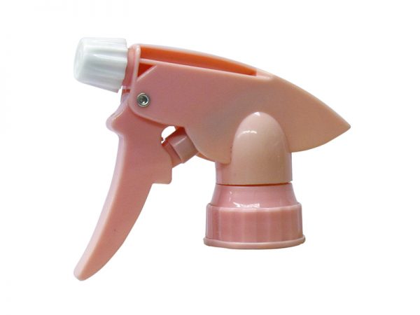 White Pink Chemical Resistant Trigger Sprayer