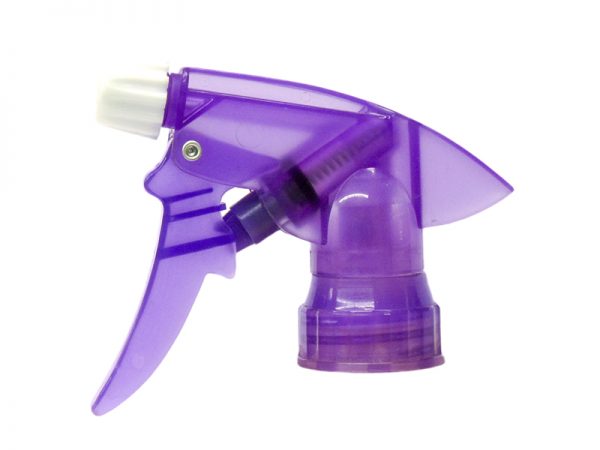 White Translucent Purple Chemical Resistant Trigger Sprayer