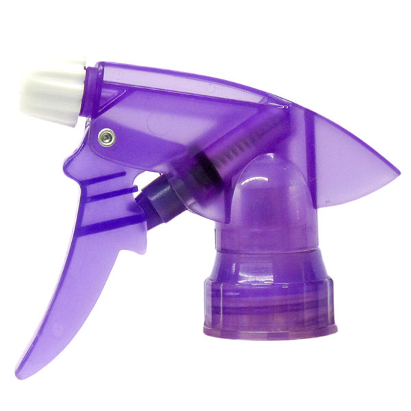 White Translucent Purple Chemical Resistant Trigger Sprayer