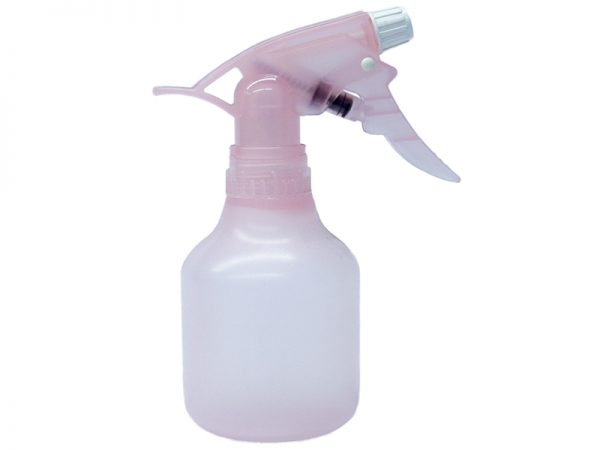 Translucent Pink PP Spray Bottle 240ml with Translucent Pink Sprayer