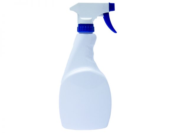 White PET Spray Bottle 500ml with Blue White Trigger Sprayer