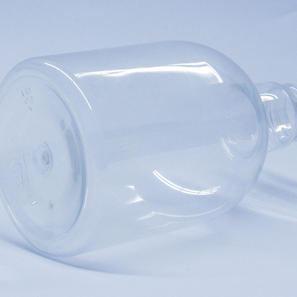 450ml Clear PET Plastic Bottle, Round
