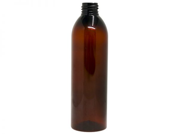 300ml Cylinder Round Amber PET Plastic Bottle, Slim | Spray Bottles Supplier | Eround