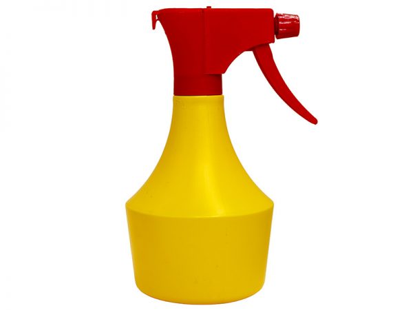 Yellow HDPE Spray Bottle 500ml with Red Sprayer | Spray Bottles Supplier | Eround