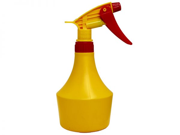 Yellow HDPE Spray Bottle 500ml with Red Yellow Sprayer | Spray Bottles Supplier | Eround