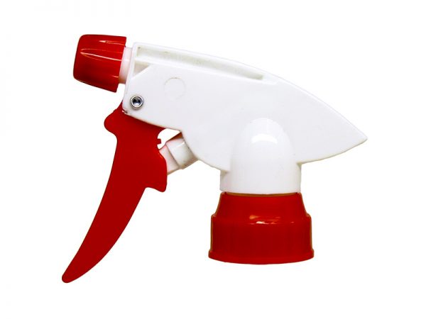 Red Nozzle Cap, White Trigger Sprayer | Eround Spray Bottles | Taiwan Supplier