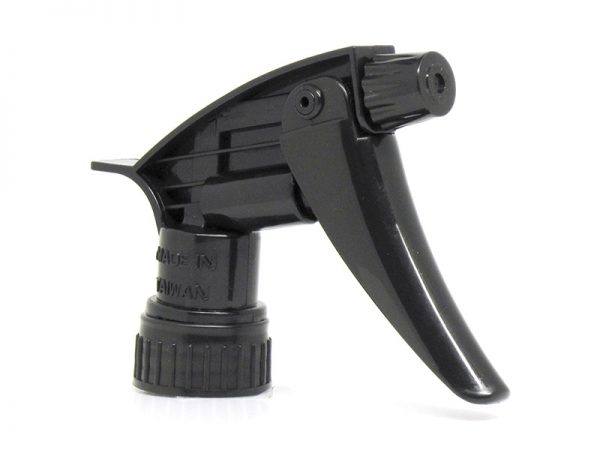 Black Chemical Resistant Trigger Sprayer | Eround Spray Bottles | Taiwan Supplier