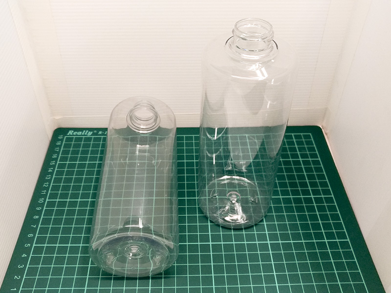 Clear Plastic Bottles - 1 Liter Round Bottle