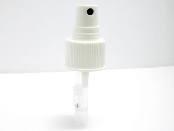 Double Tube White Upside Down Mist Sprayer with Cover | Spray Bottles Supplier | Eround