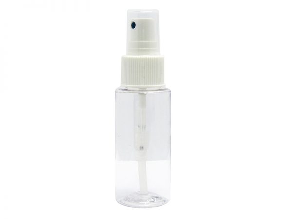 White Upside Down Mist Sprayer with Clear PET Bottle 60ml | Spray Bottles Supplier | Eround