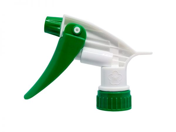 Green White Chemical Resistant Trigger Sprayer Taiwan Spray Bottles 1554