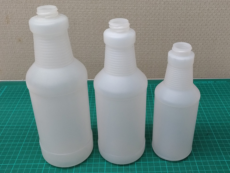 Translucent White HDPE Plastic Bottle