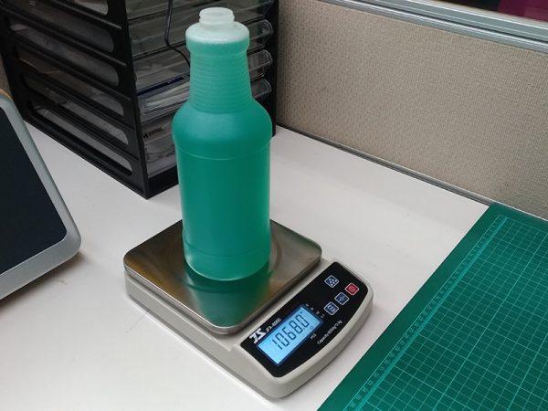 1000ml Translucent White HDPE Plastic Bottle
