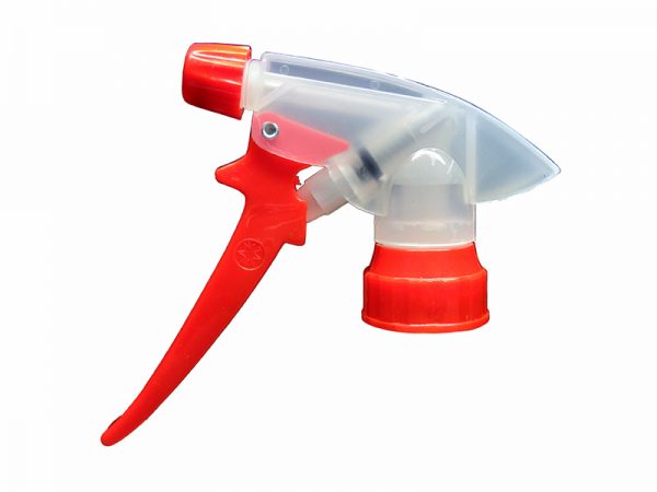Red-Clear Chemical Resistant Long Trigger Sprayer