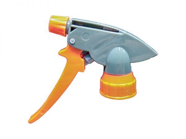 Yellow-Gray Chemical Resistant Long Trigger Sprayer