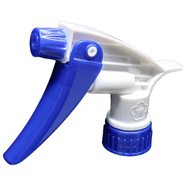 Blue White Chemical Resistant Trigger Sprayer, Plum Series