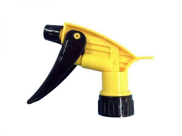 Black Yellow Chemical Resistant Trigger Sprayer, Plum Series