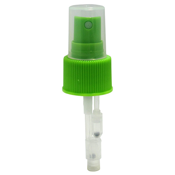 Double Tube Green Upside Down Mist Sprayer with Cover