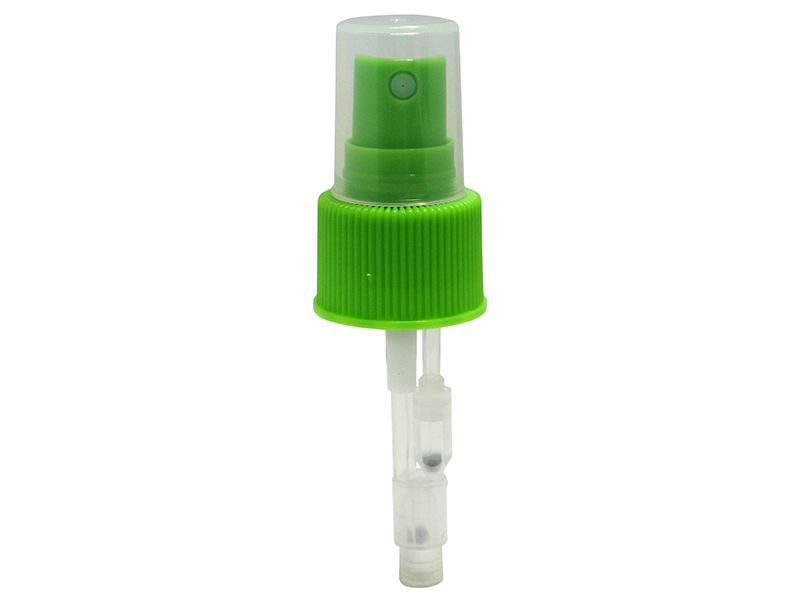Double Tube Green Upside Down Mist Sprayer with Cover