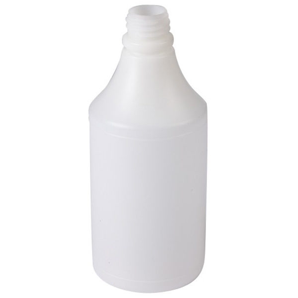 500ml White Pinched Neck Round HDPE Spray Bottle