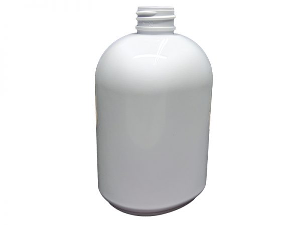 Oval Ellipse White PET Plastic Bottle 300ml
