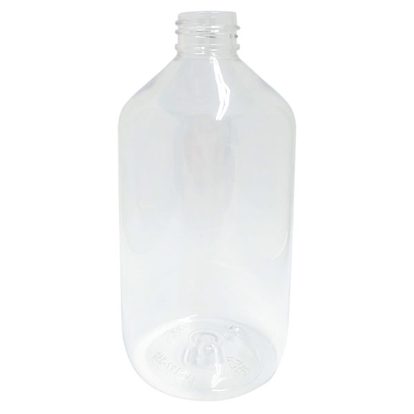 350ml Round Cylinder Clear PET Plastic Bottle