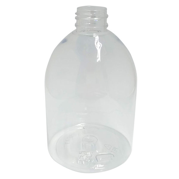 300ml Round Shape Clear PET Plastic Bottle