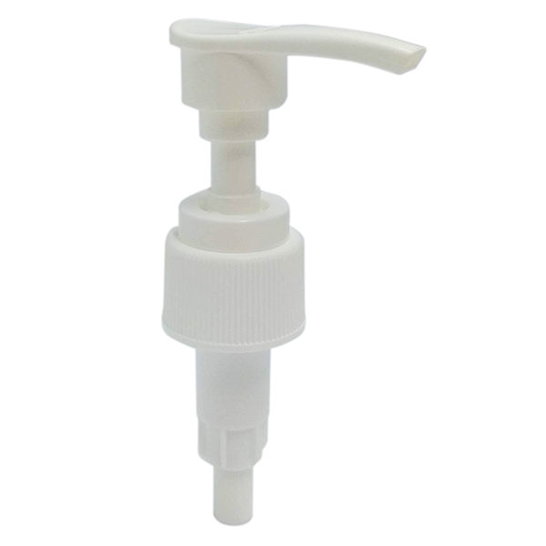 Plastic White 2 CC Lotion Soap Pump with Down-Lock