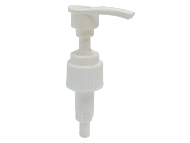 Plastic White 2 CC Lotion Soap Pump with Down-Lock