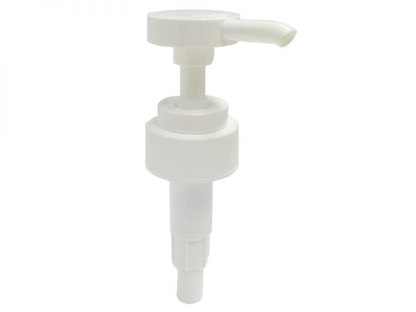 Plastic White 3.5 CC Dispenser Pump with Down-Lock