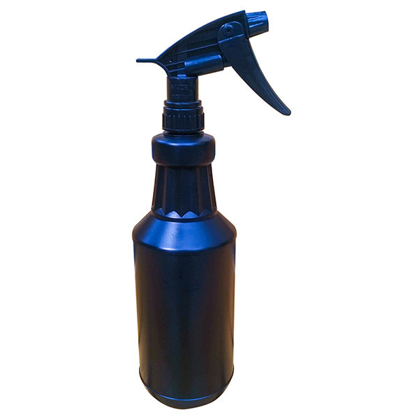 Fine Black HDPE Bottle 940ml with Black Trigger Sprayer