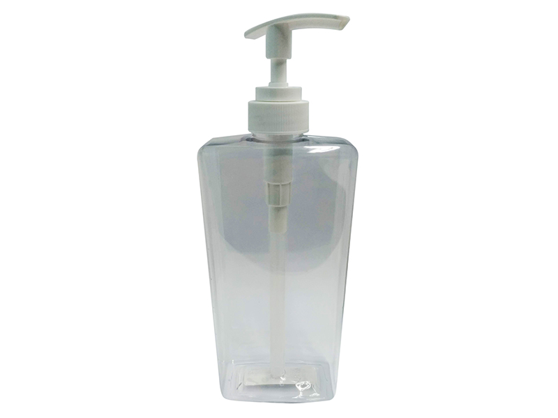 750ml Clear PET Bottle with 3.5CC White Dispenser Pump