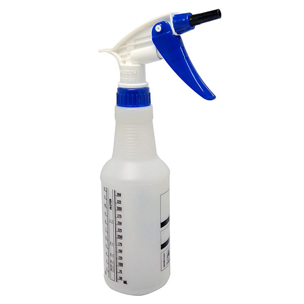 White Blue Foaming Sprayer with 500ml HDPE Measurement Bottle