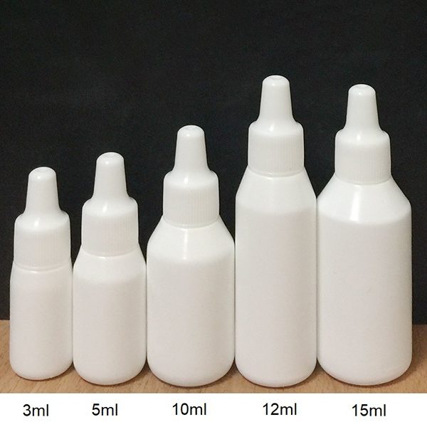 PE Mini Dropper Bottles with Inner Plug and Thread Cap - HNS Series