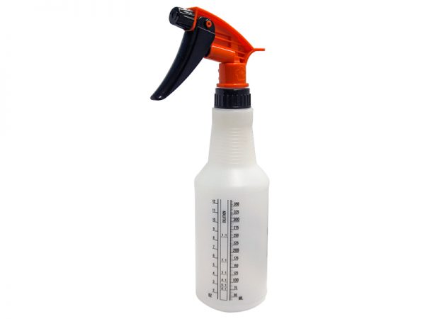 Black Red Trigger Sprayer with 500ml HDPE Measurement Bottle
