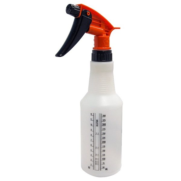 Black Red Trigger Sprayer with 500ml HDPE Measurement Bottle