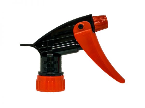 Red Black Chemical Resistant Trigger Sprayer