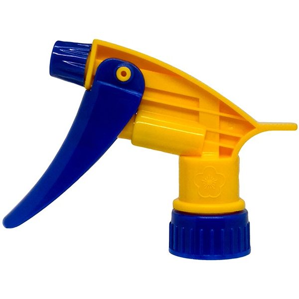 Blue Yellow Chemical Resistant Trigger Sprayer