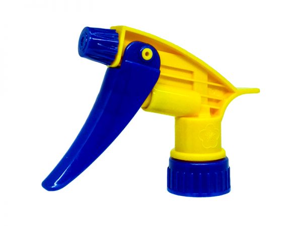 Blue Yellow Chemical Resistant Trigger Sprayer