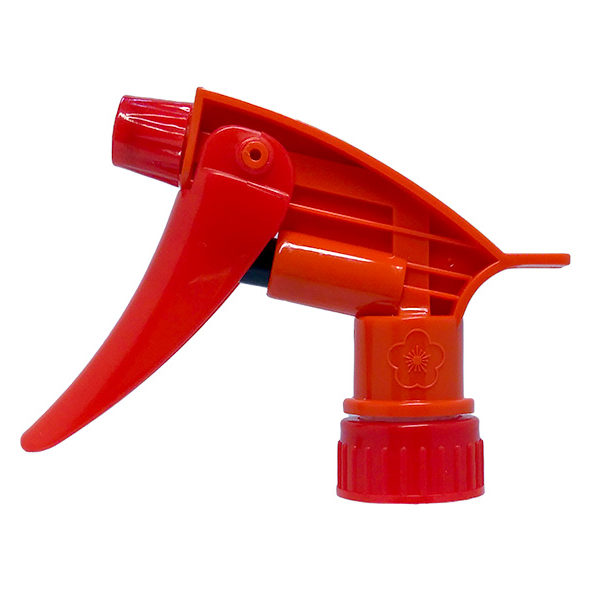 Orange Chemical Resistant Trigger Sprayer with Red NozzleOrange Chemical Resistant Trigger Sprayer with Red Nozzle