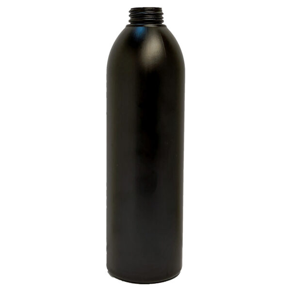 Fine Black HDPE Plastic Bottle 500ml