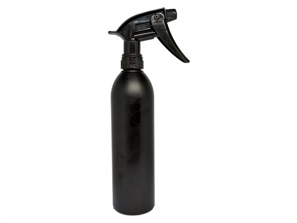 Fine Black HDPE Plastic Trigger Spray Bottle 500ml