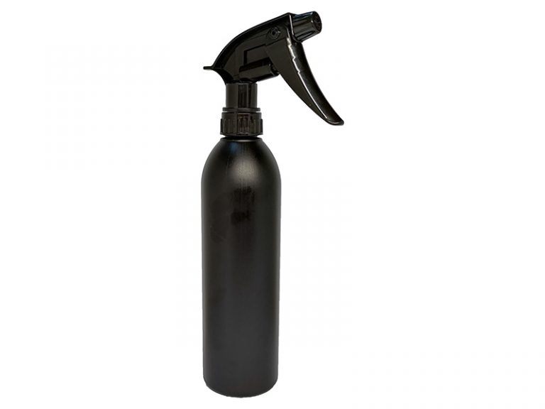 Fine Black HDPE Plastic Trigger Spray Bottle 500ml - Taiwan Spray Bottles