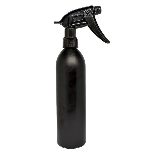 Fine Black HDPE Plastic Trigger Spray Bottle 500ml