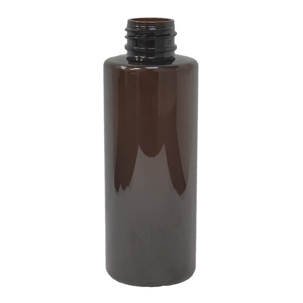 120mL Dark Brown Round PET Bottle
