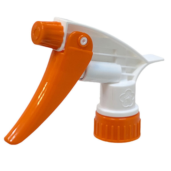 White Chemical Resistant Sprayer with Orange Trigger, Two-Colors Style 