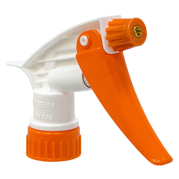 Brass Nozzle White Chemical Resistant Trigger Sprayer with Orange Trigger